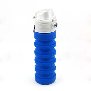 Collapsible Water Bottle Silicone Travel Bottle - CampWildRide.com