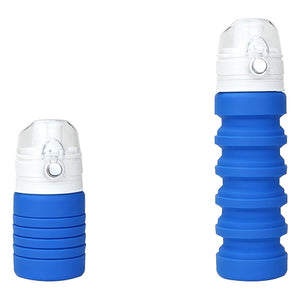 Collapsible Water Bottle Silicone Travel Bottle - CampWildRide.com