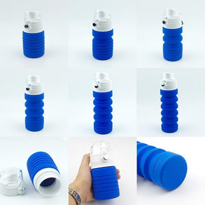 Collapsible Water Bottle Silicone Travel Bottle - CampWildRide.com