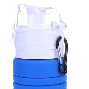 Collapsible Water Bottle Silicone Travel Bottle - CampWildRide.com
