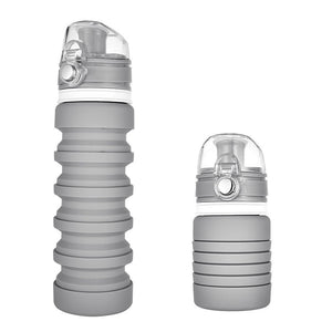 Collapsible Water Bottle Silicone Travel Bottle - CampWildRide.com