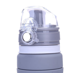 Collapsible Water Bottle Silicone Travel Bottle - CampWildRide.com