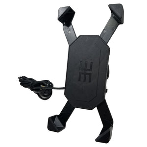 Motorcycle Cell Phone Mount Holder with USB Cable Charger Adapter 2.1A Power Socket - CampWildRide.com