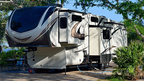 RV in a campground