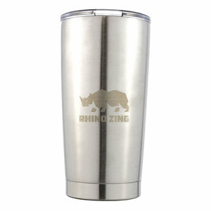 20 Oz Tumbler w/Handle Stainless Steel Travel Insulated Coffee Mug Non-Slide Lid - CampWildRide.com