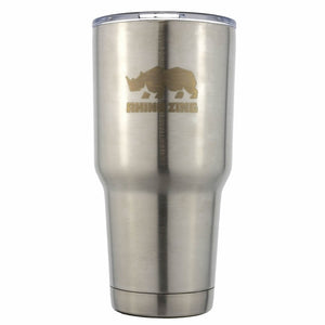 30 Oz Tumbler w/Handle Stainless Steel Travel Insulated Coffee Mug with Slide Lid - CampWildRide.com