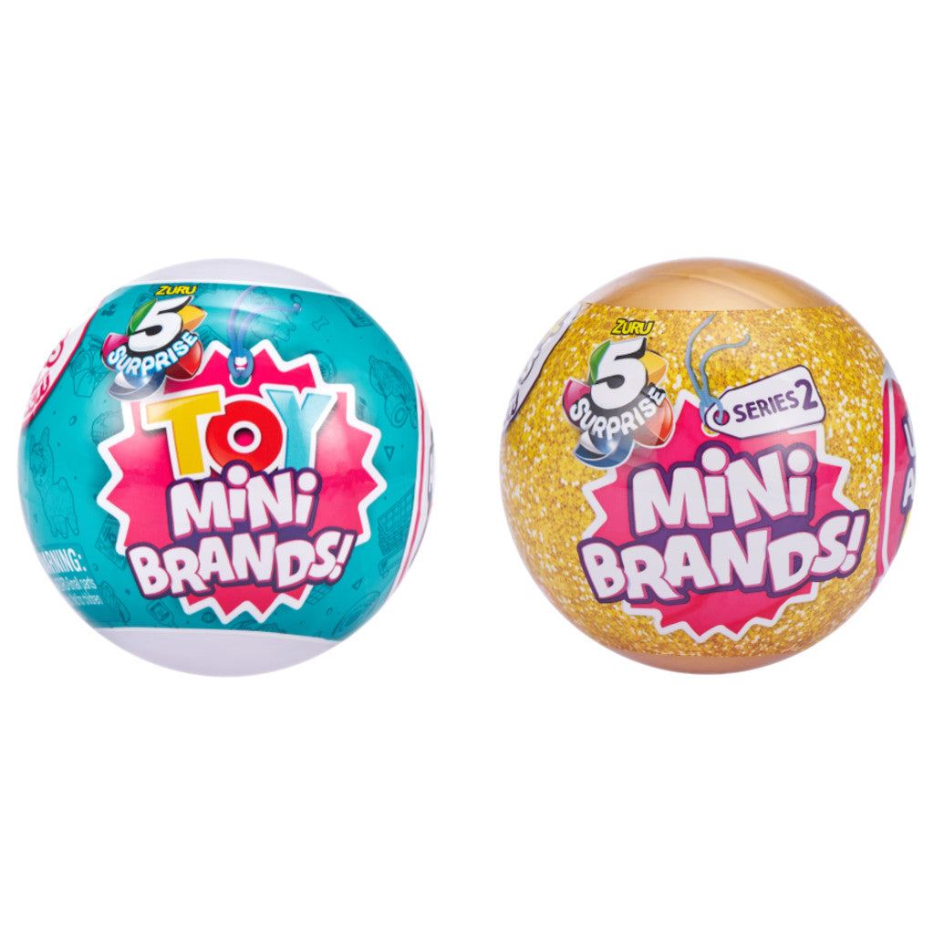 Mini Brands Series 2 and Toy Collectible Capsule Bundle