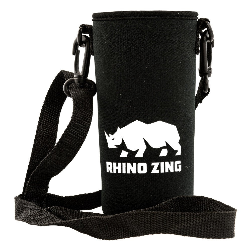 18 Oz Neoprene Water Bottle Sleeve/Pouch with Adjustable Shoulder Strap - CampWildRide.com