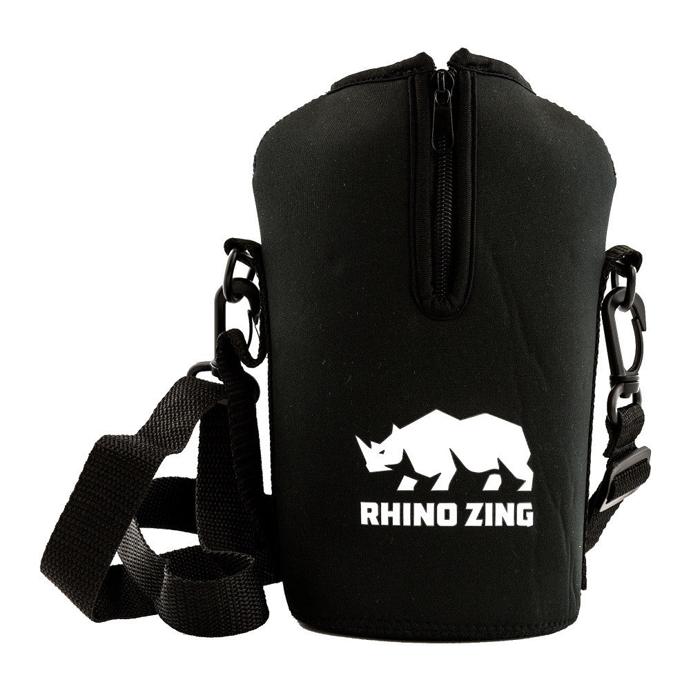 64 Oz Neoprene Water Bottle Sleeve/Pouch with Adjustable Shoulder Strap - CampWildRide.com