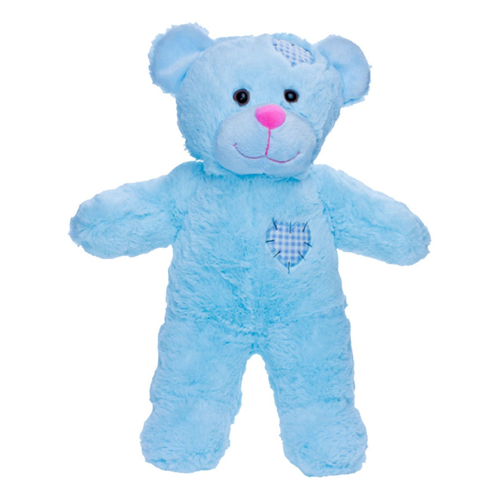 Stuffed Animals Plush Toy - “Baby Blue Patch” the Bear 8” - CampWildRide.com