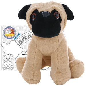 Stuffed Animals Plush Toy - “Pugsley” the Pug 8” - CampWildRide.com