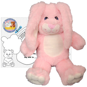 Stuffed Animals Plush Toy - “Hippity” the Pink Bunny 8” - CampWildRide.com