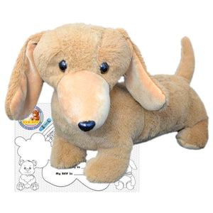 Stuffed Animals Plush Toy - “Weiner” the Dachshund 16”