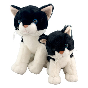 Stuffed Animals Plush Toy - “Salt N Pepper” the Cat 8”