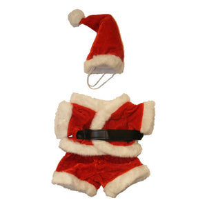 Stuffed Animals Plush Toy Outfit – Santa Claus Suit 8”