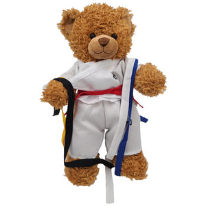 Stuffed Animals Plush Toy Outfit – Karate Suit w/5 Color Belts 16”