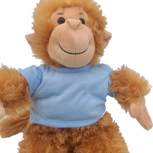Stuffed Animals Plush Toy Outfit – Light Blue T-Shirt 16”