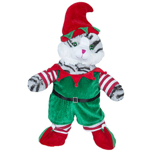Elf Outfit Set for 16” Plush Animal Bundle - Christmas Toy Animal Costumes and Clothing