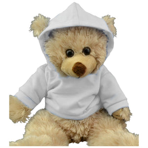 Stuffed Animals Plush Toy Outfit – White Hoodie Tee 16”