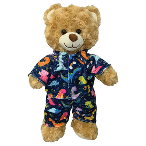 Stuffed Animals Plush Toy Outfit – Diggin Dinos PJs 16”