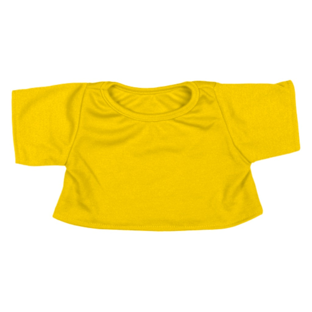 Stuffed Animals Plush Toy Outfit – Yellow T-Shirt 16”