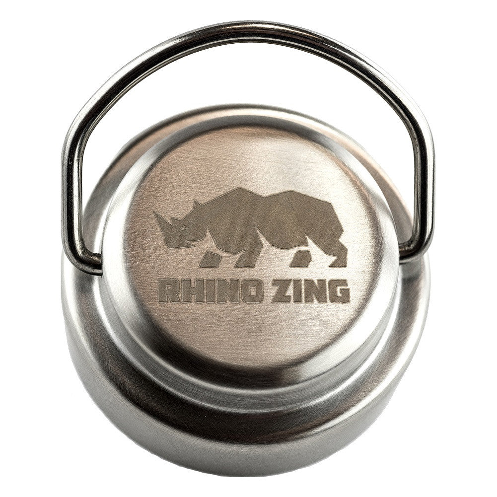 Wide Mouth Stainless Steel Lid for the Rhino Zing Water Bottle Insulated - CampWildRide.com